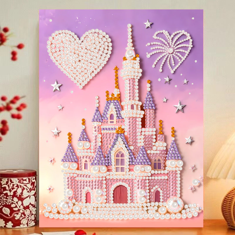 ⚡️Buy 2 Free Shipping🏰✨DIY Beaded Art Kit - Castle Pearl Painting