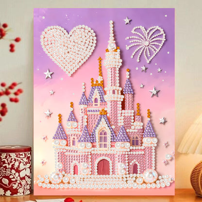 ⚡️Buy 2 Free Shipping🏰✨DIY Beaded Art Kit - Castle Pearl Painting