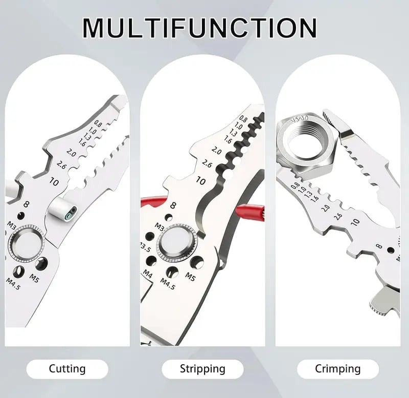 ⚙️Universal Quick Lever Electrical Wire Connectors (24-12 AWG) Assortment (50/100Pcs) + Wire Stripper