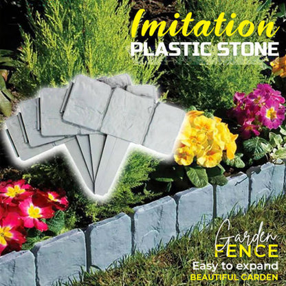 🏡Interlocking Stone-Effect Garden Edging