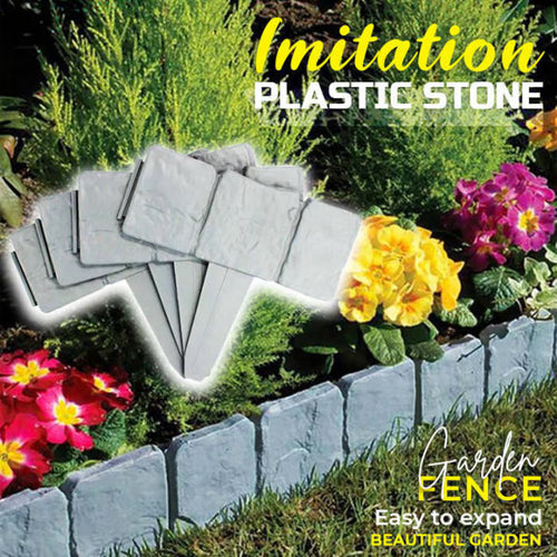 🏡Interlocking Stone-Effect Garden Edging