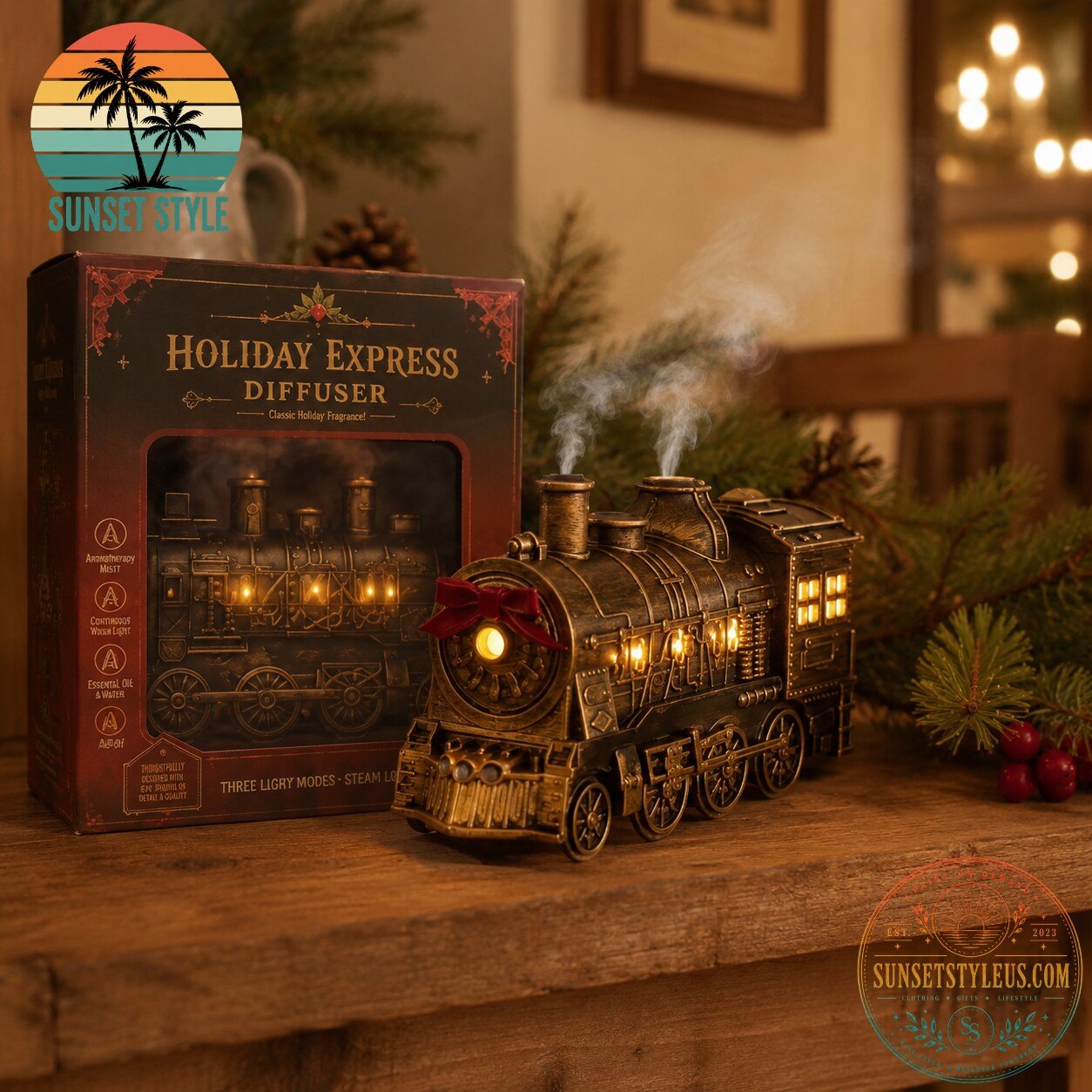 Holiday Express Christmas Train Diffuser