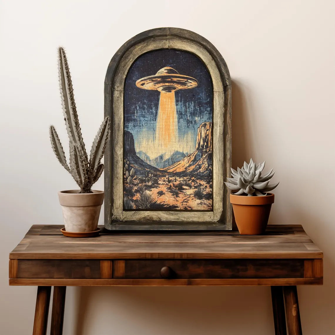 Western UFO Wall Decor