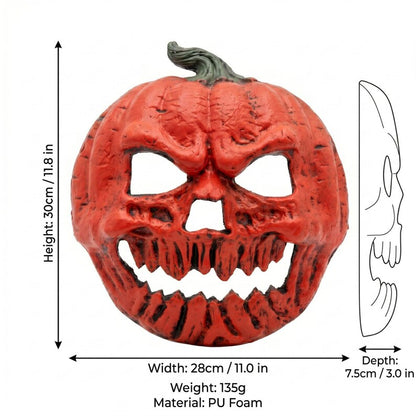 🎃The Evil Jack-O'-Lantern🎃 Premium Pumpkin Skull Horror Mask
