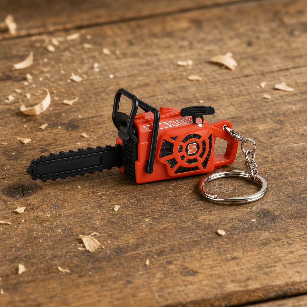 🔑Sized Mini Chainsaw Keychain!