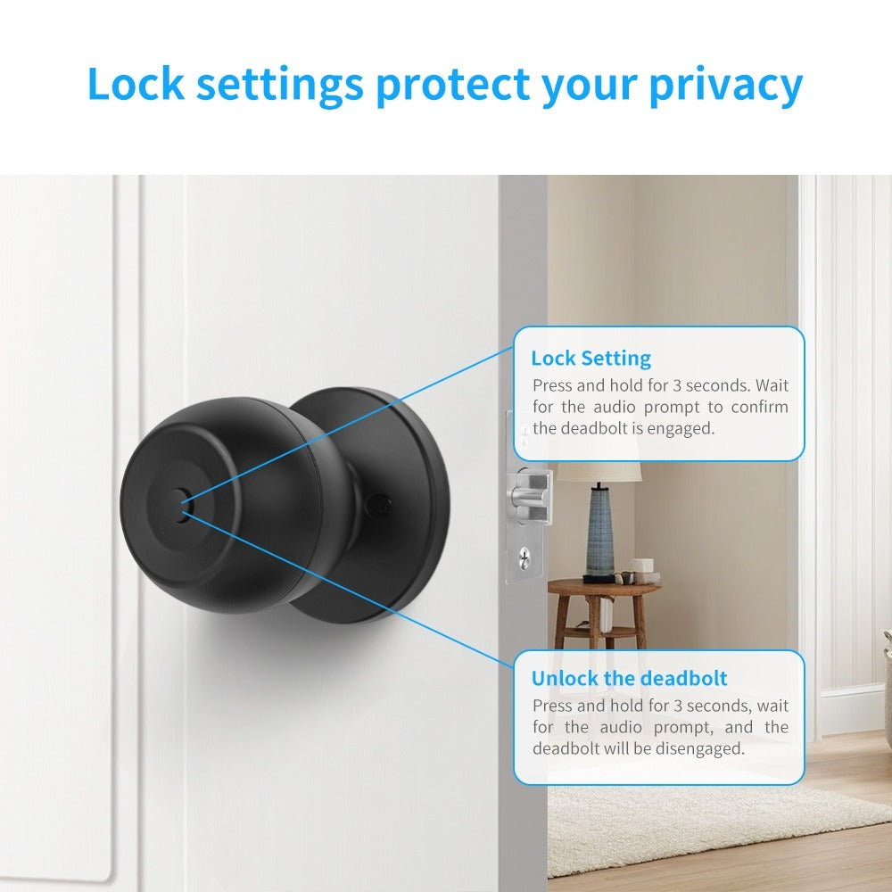 🔐 Tuya Bluetooth 5-in-1 Smart Fingerprint Door Lock