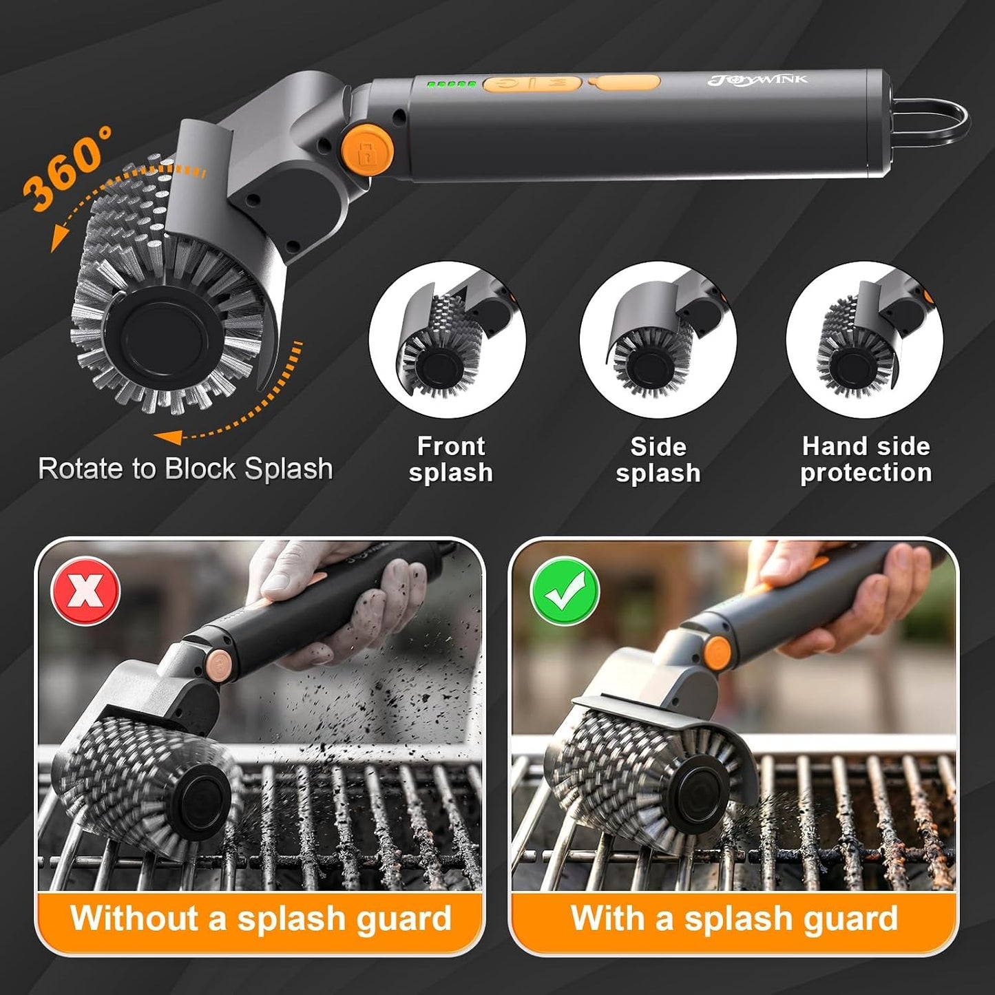 GrillMaster Pro™ Electric Grill Brush – Make Cleanup The Easiest Part Of BBQ