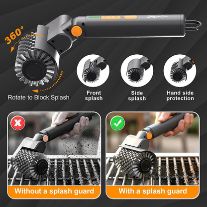 GrillMaster Pro™ Electric Grill Brush – Make Cleanup The Easiest Part Of BBQ
