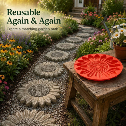 💥 Last-Day Sale - Garden Art Stepping Stone Mold