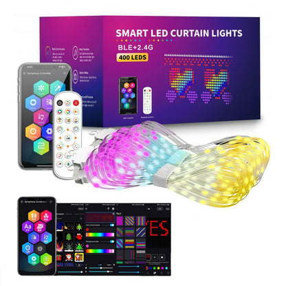 🎄 Smart DIY Programmable Curtain String Lights – Create Your Own Holiday Magic