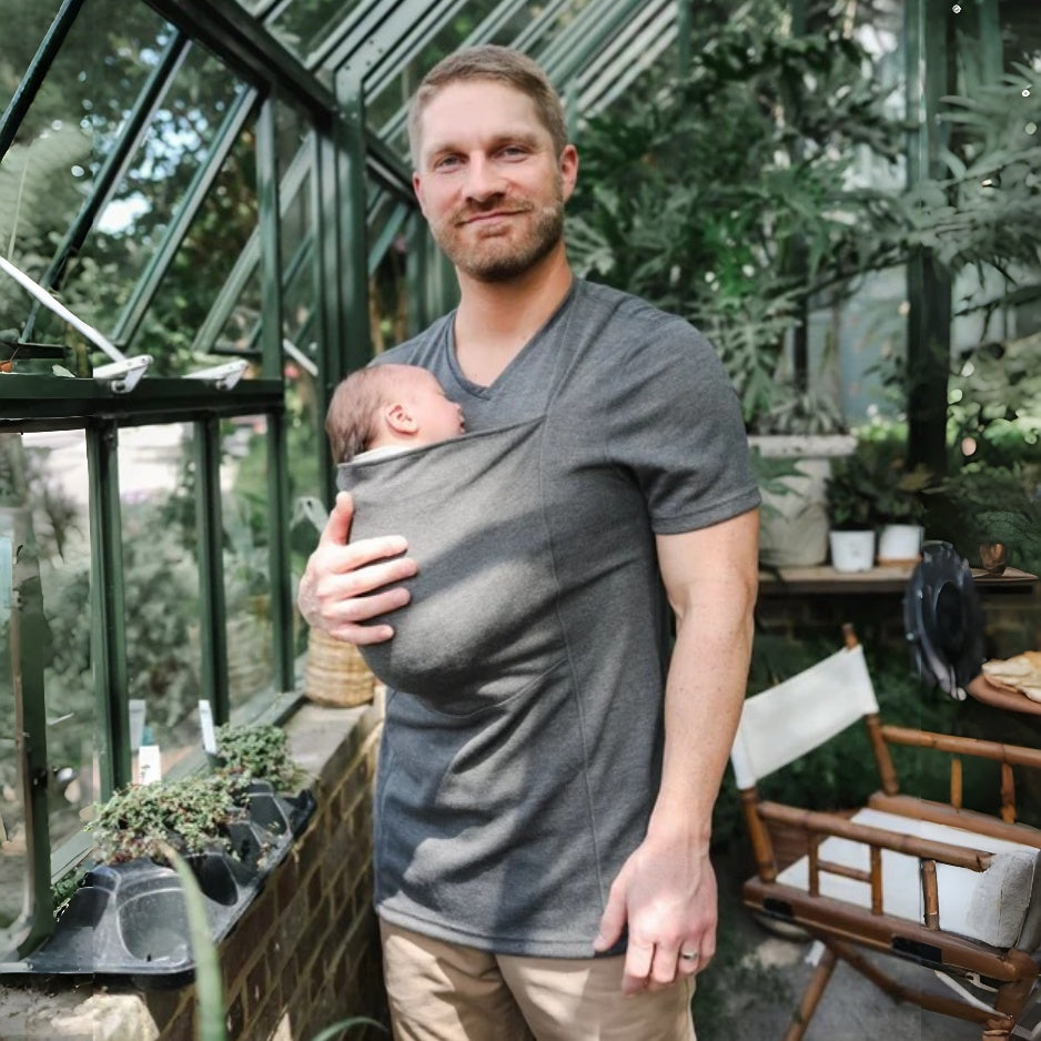 Valors™ DadCarry Baby Shirt – Keep Your Baby Close, Hands Free & Comfortable