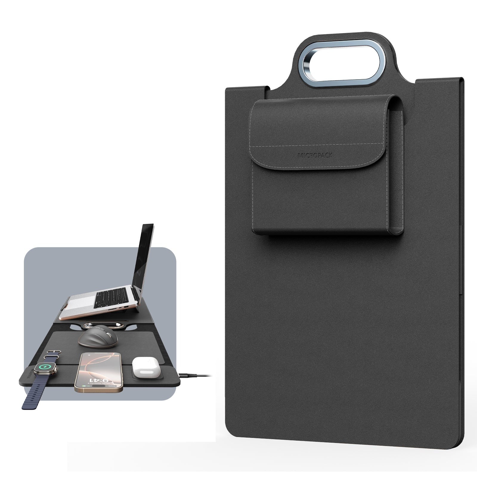 🖤 Multi-Function Stand Bag – Black
