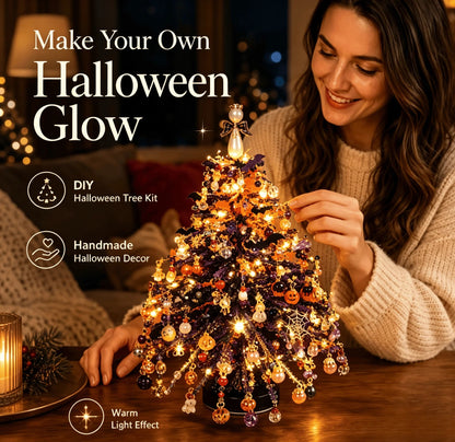 DIY Beaded Christmas Tree Kit – Mini Crystal Bead Xmas Tree Craft Set