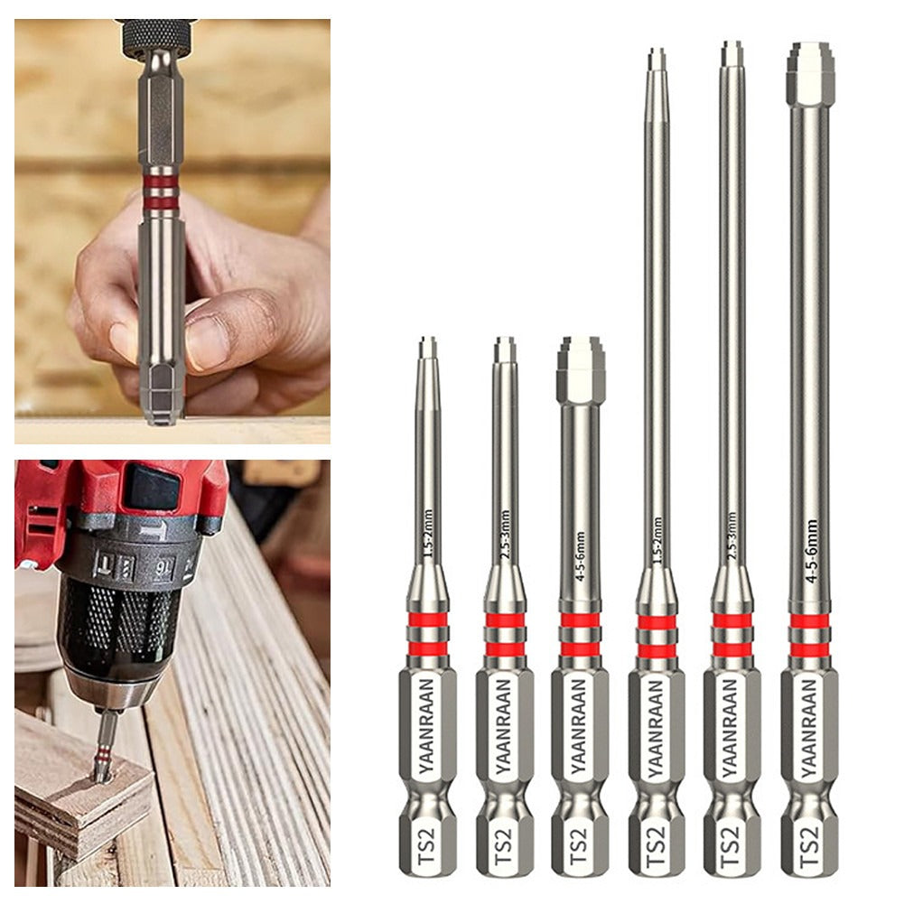 6-Piece Hex Driver Bit Set (K)
