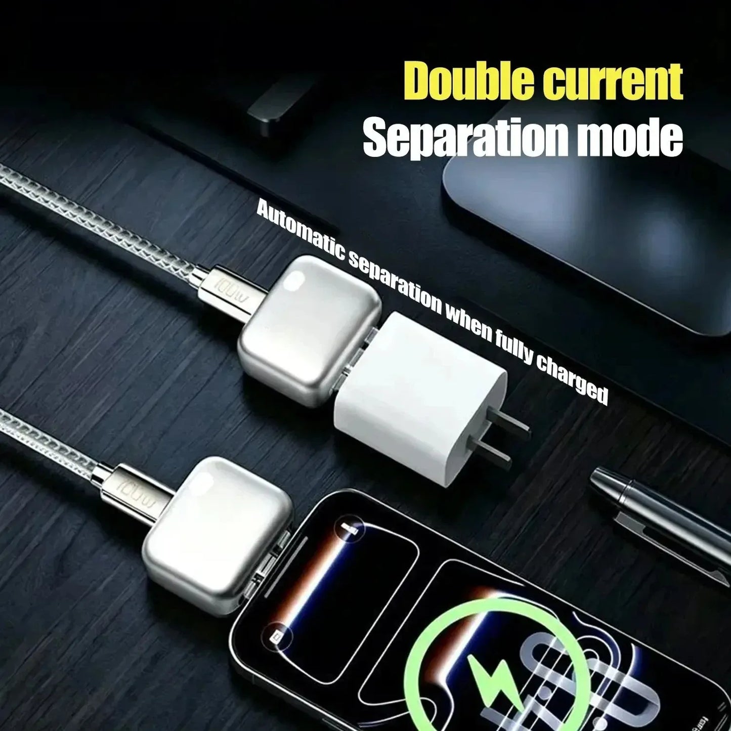 Protect Your Battery Every Night – Smart Auto Cut-Off USB-C Charger Adapter