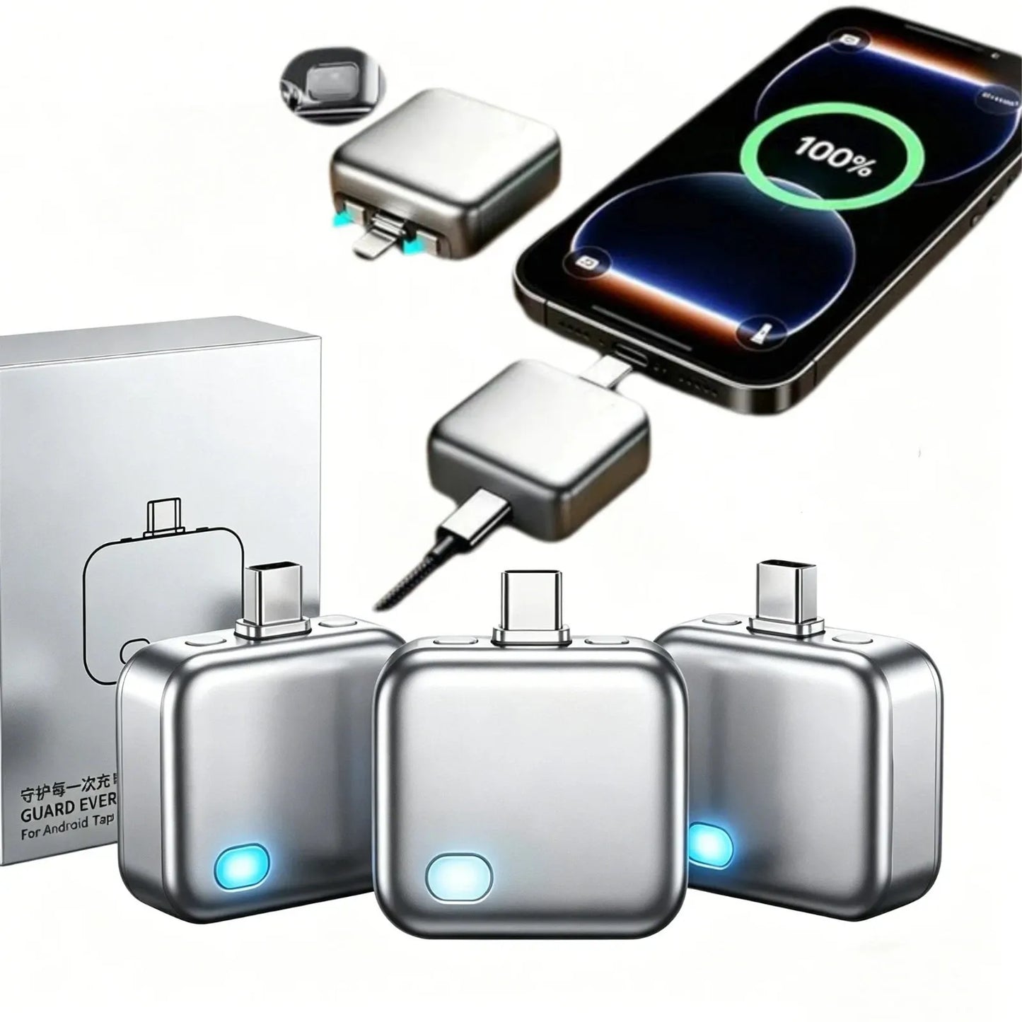 Protect Your Battery Every Night – Smart Auto Cut-Off USB-C Charger Adapter