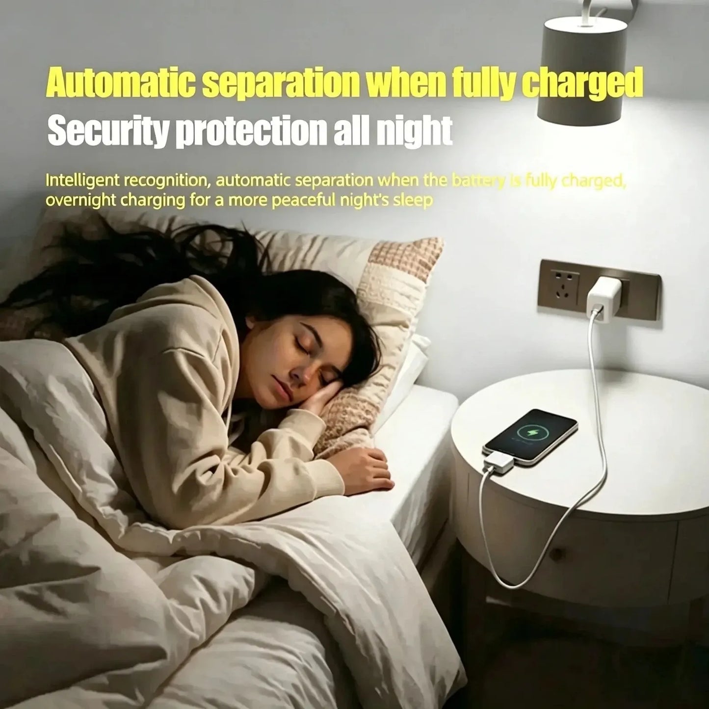 Protect Your Battery Every Night – Smart Auto Cut-Off USB-C Charger Adapter