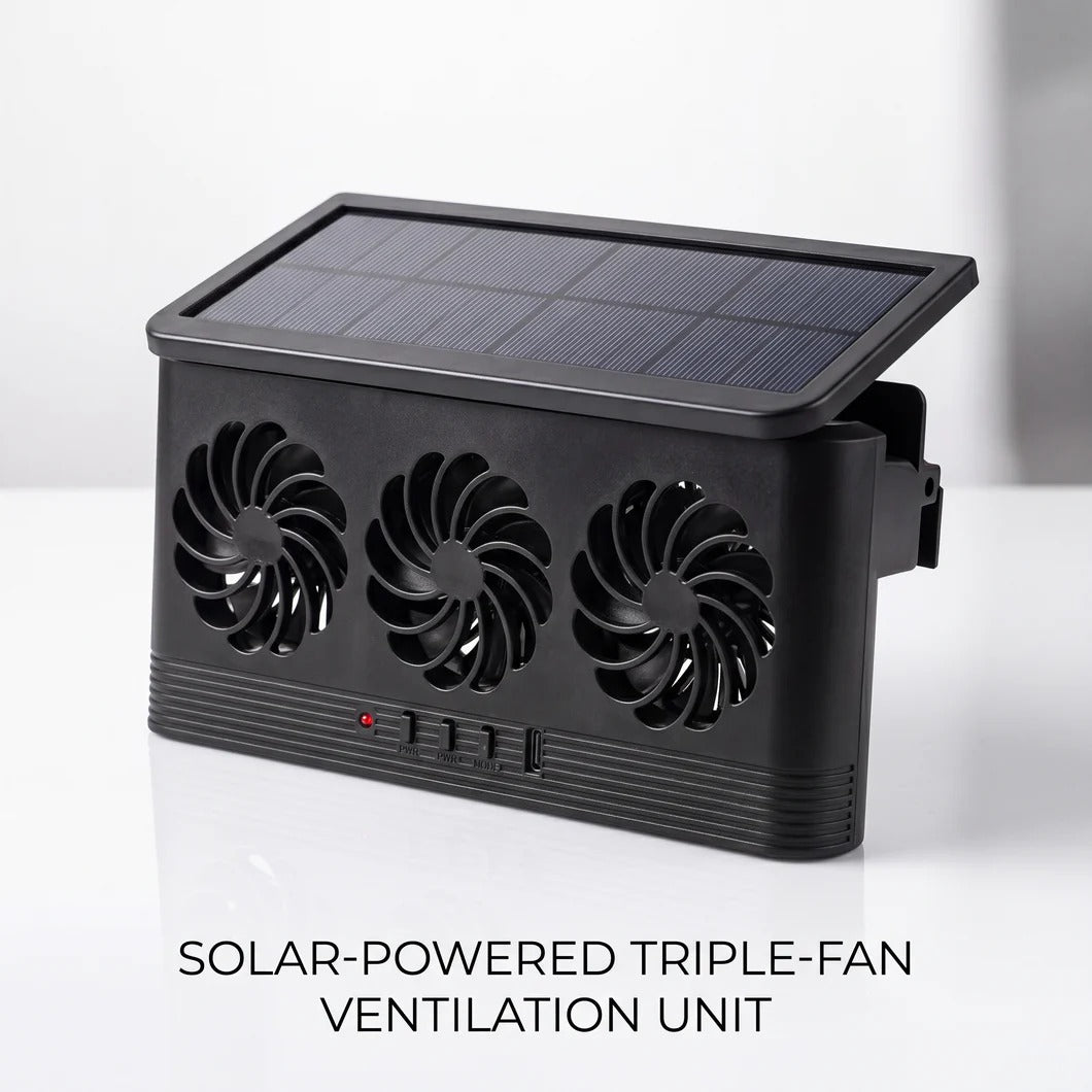 SolBreeze™ Car Fan – Stay Cool & Comfortable During Every Drive