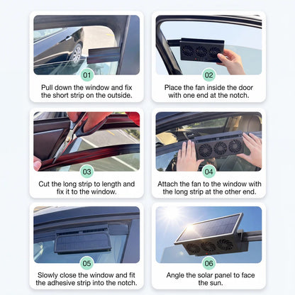 SolBreeze™ Car Fan – Stay Cool & Comfortable During Every Drive