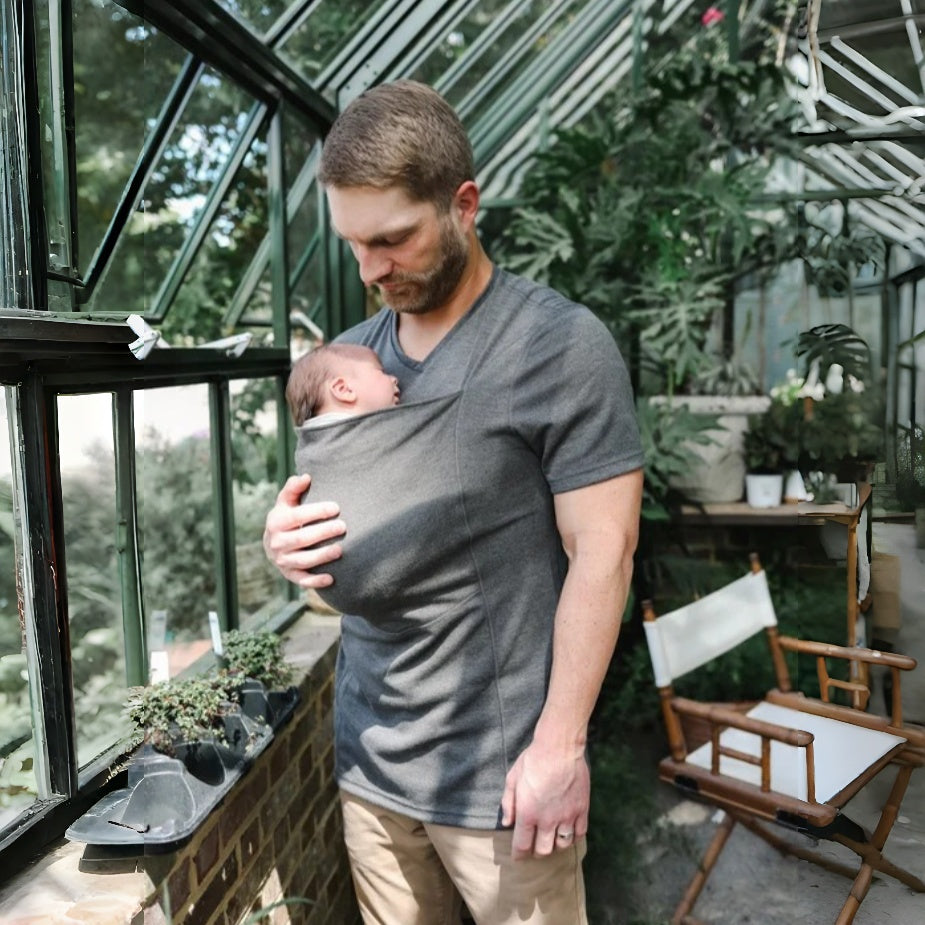 Valors™ DadCarry Baby Shirt – Keep Your Baby Close, Hands Free & Comfortable