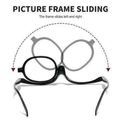 ✨ Flawless Makeup Glasses™ | Flip Lens Reading Glasses for Easy Makeup Application💄