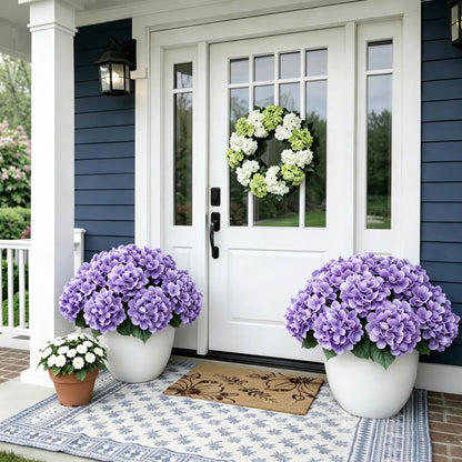 💥Buy 2 Free Shipping💐Artificial Outdoor Hydrangea Flowers - UV resistant, Waterproof, Windproof