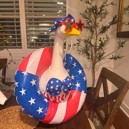 🦢America's Favorite Porch Goose Outfit – Complete 4th of July Beach Party Look🇺🇸