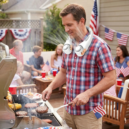 🔥 Summer Sale - Portable Neck Air Conditioner Fan ❄️ Stay Cool Anywhere