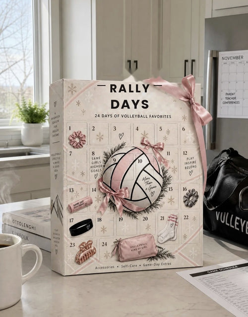 🔥Christmas Sale🎁2026 Volleyball Girl Court Countdown Advent Calendar – 24 Day Christmas Countdown | Volleyball Player Gift