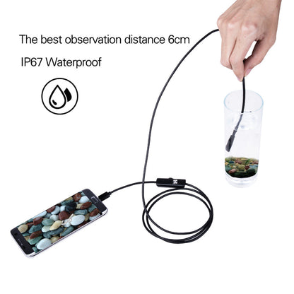 Cámara endoscópica industrial con cámara serpiente USB 3 en 1 para endoscopio de tipo C, Android y PC