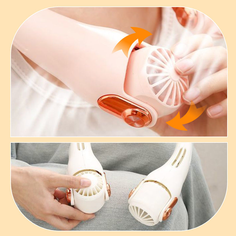 🔥 Summer Sale - Portable Neck Air Conditioner Fan ❄️ Stay Cool Anywhere