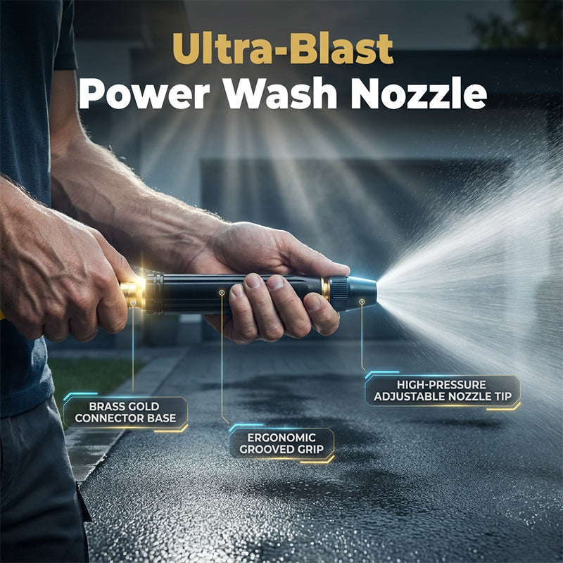 ⏳Last Day Buy 2 Get 1 Free! 💥High-Pressure Alloy Water Gun Nozzle👍💦