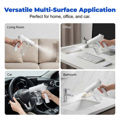 50% OFF NOW! 🚫🦠Cordless Nano Atomizer | Touchless Disinfecting + Blue Light Sanitizer – Home, Office & Car