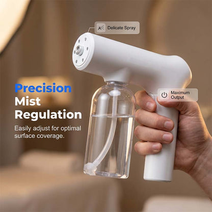 50% OFF NOW! 🚫🦠Cordless Nano Atomizer | Touchless Disinfecting + Blue Light Sanitizer – Home, Office & Car