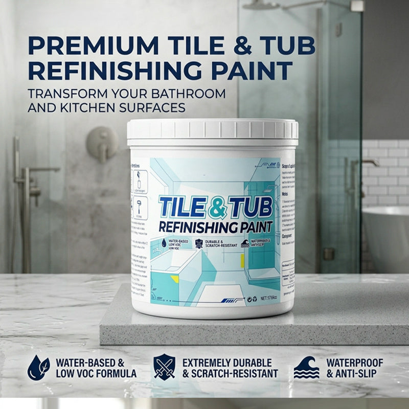 🔥Premium Tile & Tub Refinishing Paint Kit🔥