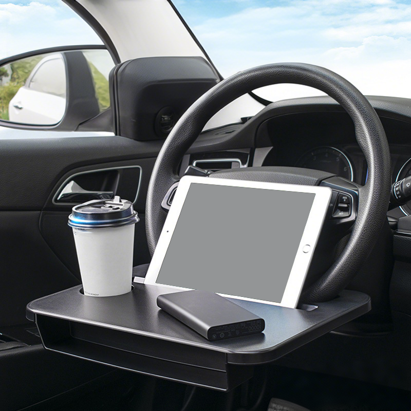 ⏳2-in-1 Car Steering Wheel Tray & Seat Gap Filler🍟🍔🥤