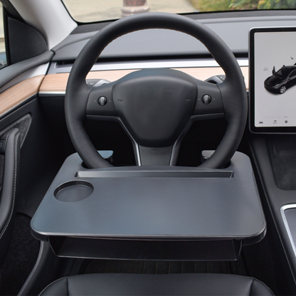 ⏳2-in-1 Car Steering Wheel Tray & Seat Gap Filler🍟🍔🥤