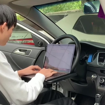 ⏳2-in-1 Car Steering Wheel Tray & Seat Gap Filler🍟🍔🥤