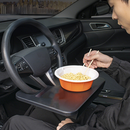 ⏳2-in-1 Car Steering Wheel Tray & Seat Gap Filler🍟🍔🥤