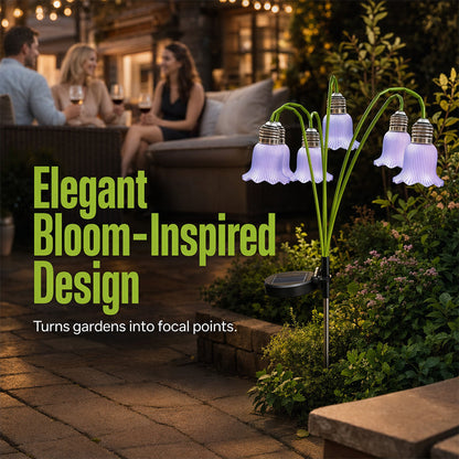 ⏰Solar Flower Lights Outdoor Garden Decorations
