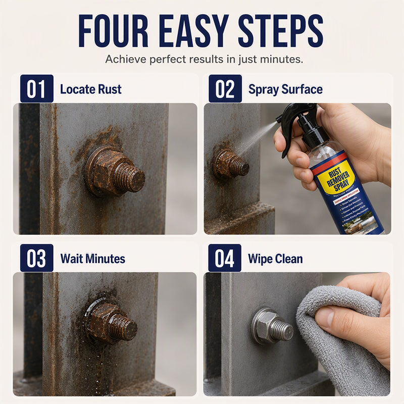 🔥Limited Time Promotion 70% OFF🔥-Multi-Purpose Rust Remover Spray & Lubricant