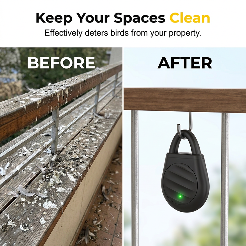 🐦 PeacePocket™ Ultrasonic Repeller | Enjoy The Outdoors Without The Unwanted Guests