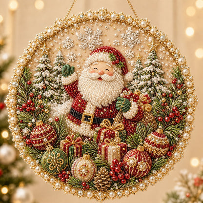 ✨Four Seasons Pearl Wreath DIY Kit - Sparkling Seasonal Decor 💎