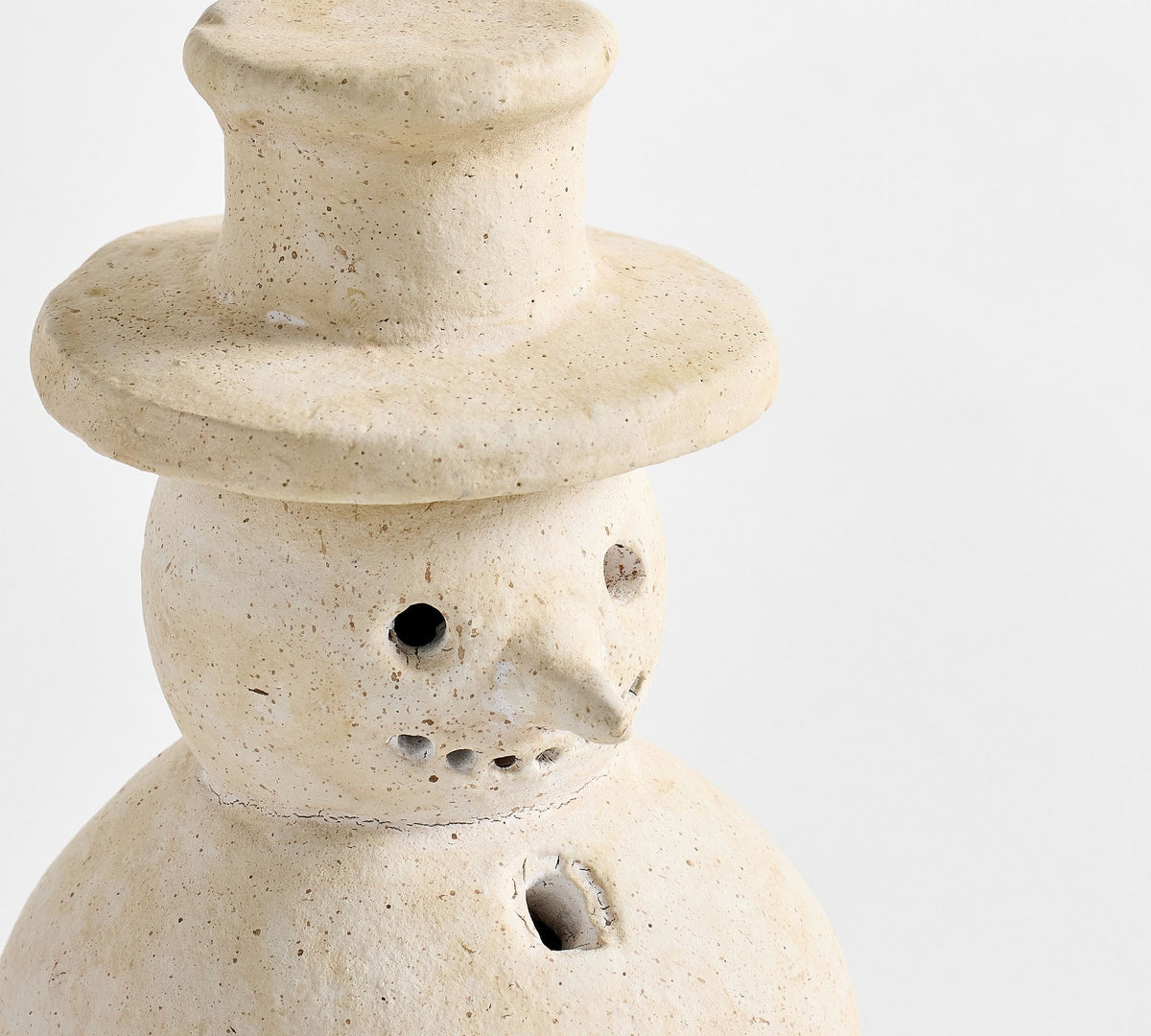 🔥Christmas Sale🎁Christmas Handmade Terracotta Snowman Figurines