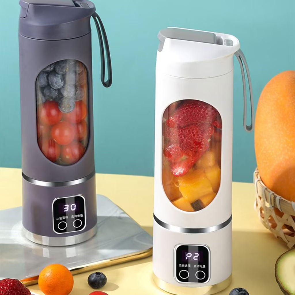 Digital Display Juicer Machine Portable Blenders Appliance Bottle Kitchen Electric Juicer Appliances