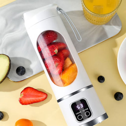 Digital Display Juicer Machine Portable Blenders Appliance Bottle Kitchen Electric Juicer Appliances