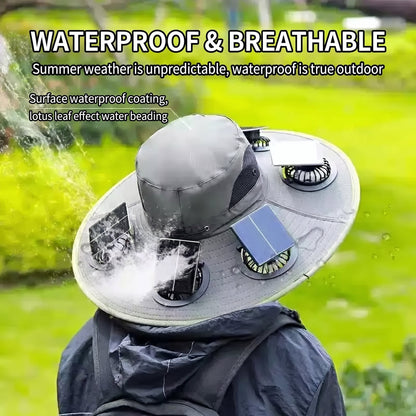 🔥 Dad’s Favorite Summer Hat Is Here❄️ 2026 New 6-Fan Solar Cooling Hat