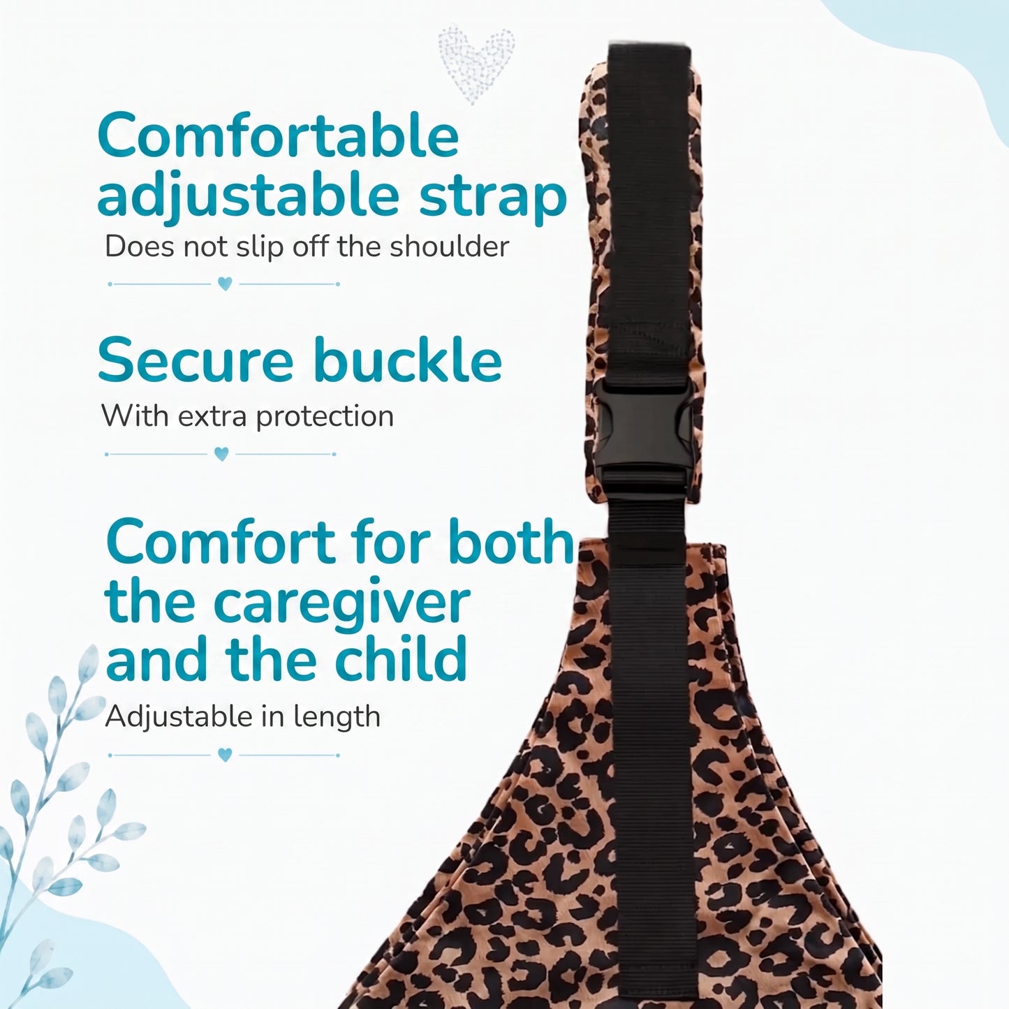 👶 CarryEase™ Toddler Hip Carrier – One-Shoulder Support For Easier Everyday Carrying